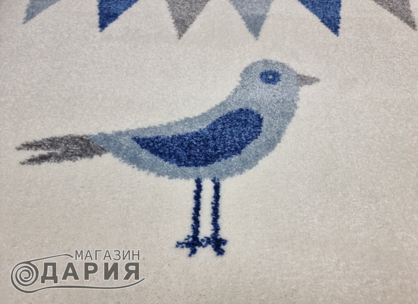 Тъкан килим MAGNOLIA 142 white/l.grey